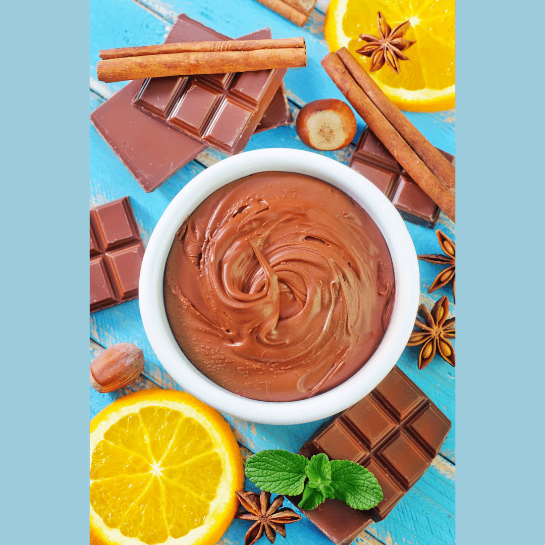 Dark Chocolate Fondue with Blood Orange Agrumato & Aged Balsamic