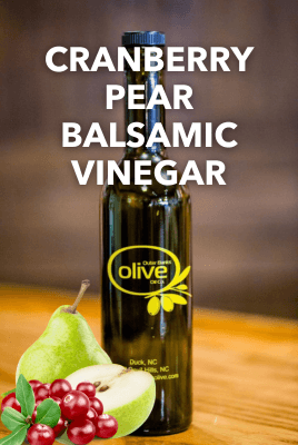 Cranberry Pear Balsamic Vinegar