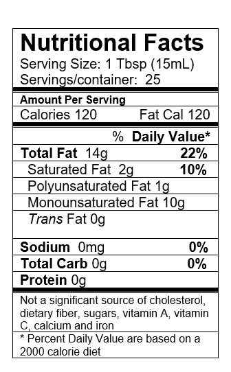 Cilantro + Onion Olive Oil