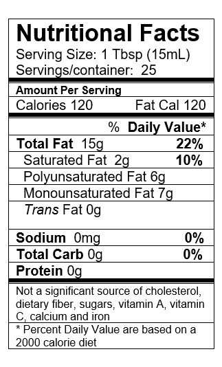 Toasted Sesame Gourmet Oil