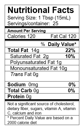 White Truffle Oil Gourmet Oil